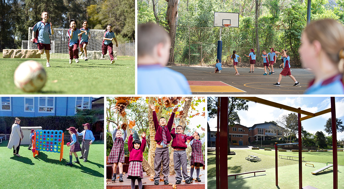 Outdoors areas at St Bernadette's Dundas