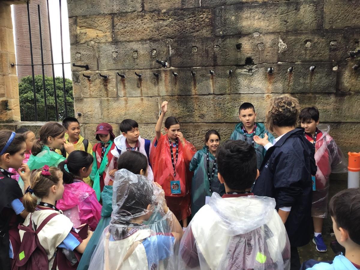 Students at Cockatoo Island