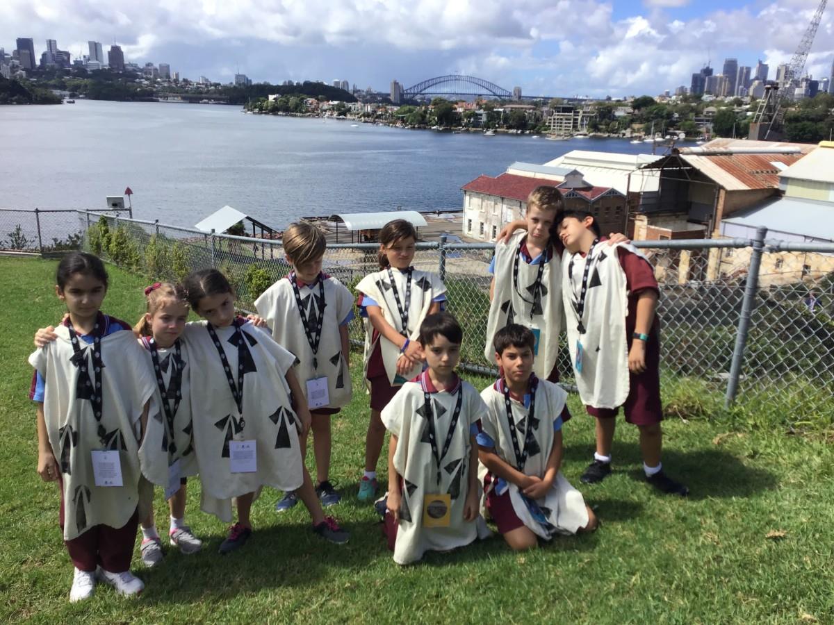 Students at Cockatoo Island