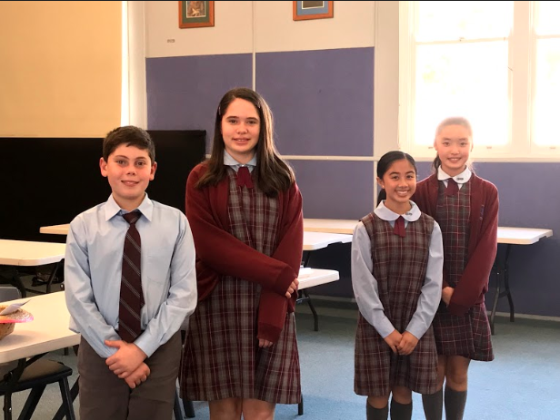 2018 Voice of Youth Competition students from St Bernadette's Catholic Primary