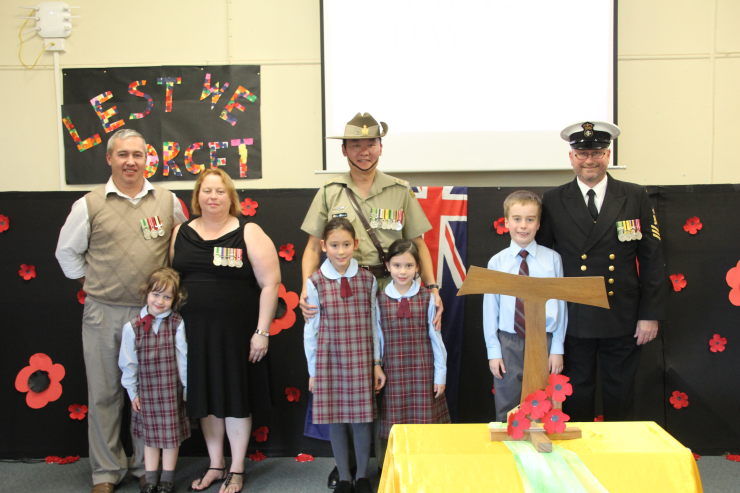 Anzac school assembly